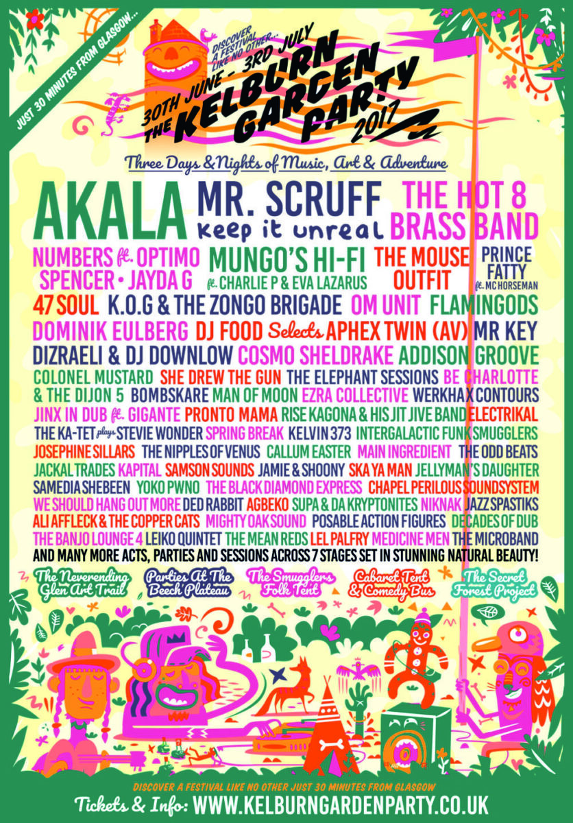 Kelburn Garden Party - 2017 Poster