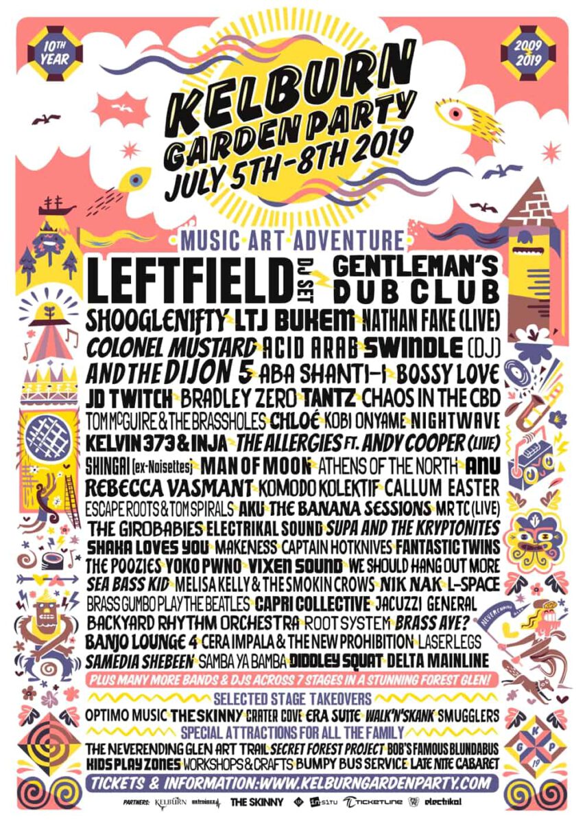 Kelburn Garden Party - 2019 Poster