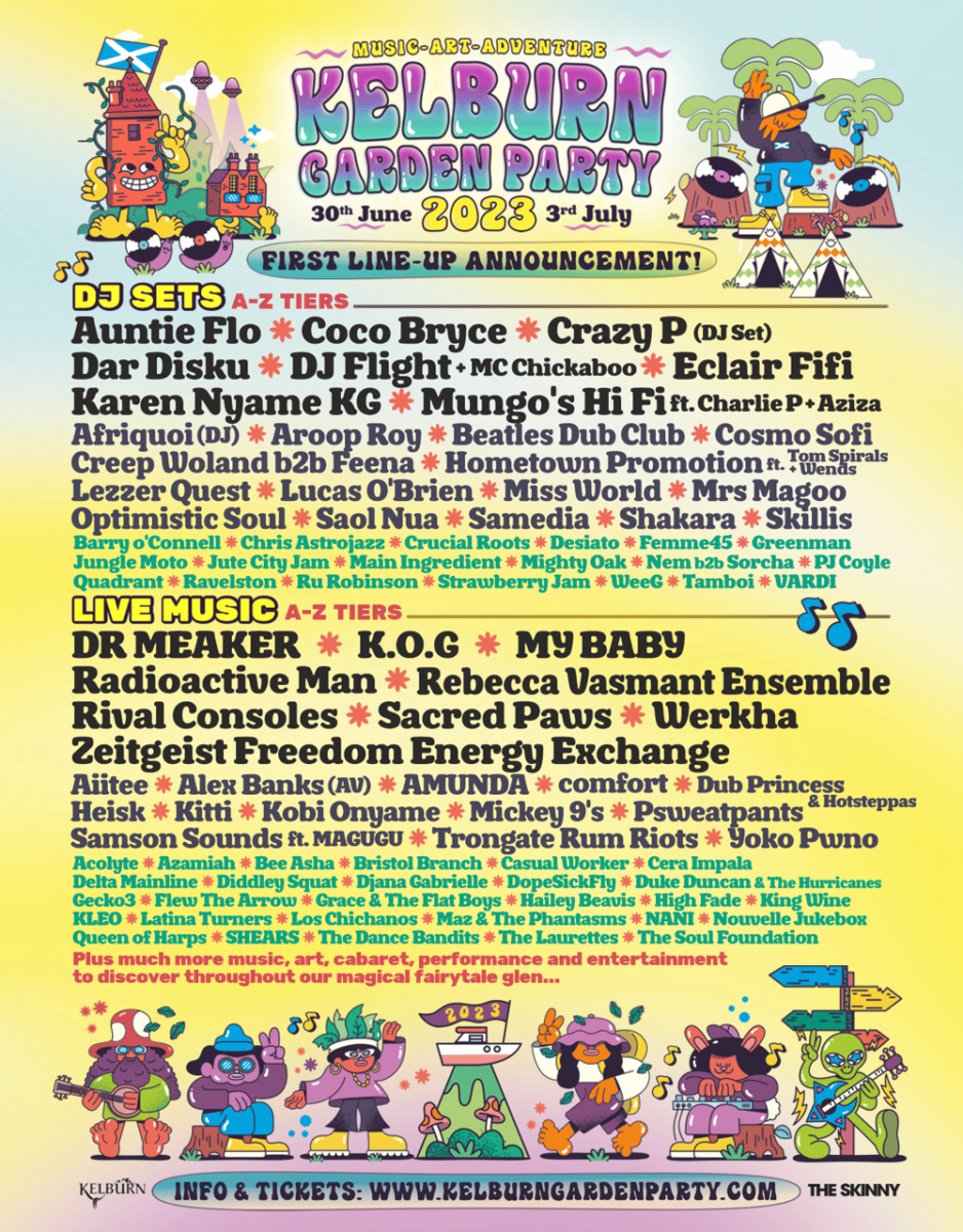 Kelburn Garden Party - 2023 Poster